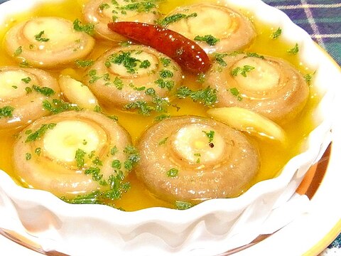 マッシュルームのアヒージョ